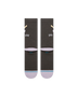 The Stance Mens Lights Out Crew Socks in Charcoal