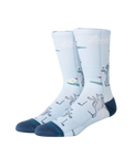The Stance Mens Players Club Crew Socks in Green