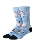 Blastoise Crew Socks in Blue