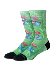 Venusaur Crew Socks in Green