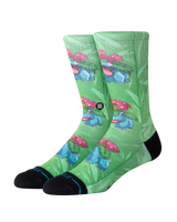 Venusaur Crew Socks in Green