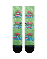 Venusaur Crew Socks in Green