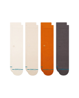 Icon Crew Socks (4 Pack) in Canvas