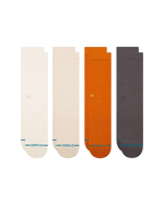 Womens Icon Crew Socks (4 Pack) in Canvas