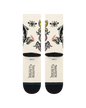 Battle Crew Socks in Cream