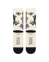 Battle Crew Socks in Cream