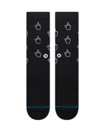 The Stance Mens Cursor Crew Socks in Black