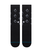 The Stance Mens Cursor Crew Socks in Black