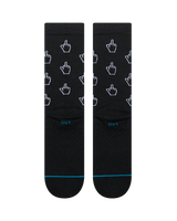 The Stance Mens Cursor Crew Socks in Black
