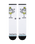 The Stance Mens High Quality Low Class Crew Socks in White
