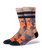 The Stance Mens Poipu Crew Socks in Orange