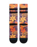 The Stance Mens Poipu Crew Socks in Orange