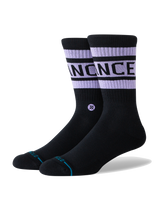 The Stance Mens Boyd Crew Socks in Purple