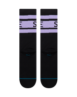 The Stance Mens Boyd Crew Socks in Purple
