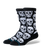 The Stance Mens Static Skull Crew Socks in Black