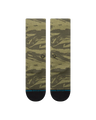 The Stance Mens Camoblend Crew Socks in Dark Green