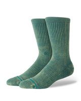The Stance Mens Signature Wash Crew Socks in Teal