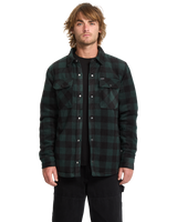 The Volcom Mens Bowered Fleece Overshirt in Scarab