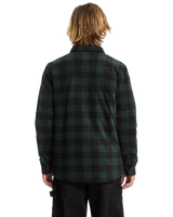 The Volcom Mens Bowered Fleece Overshirt in Scarab