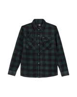 The Volcom Mens Bowered Fleece Overshirt in Scarab