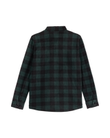 The Volcom Mens Bowered Fleece Overshirt in Scarab