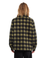The Volcom Mens Bowered II Fleece Shirt in Mustard