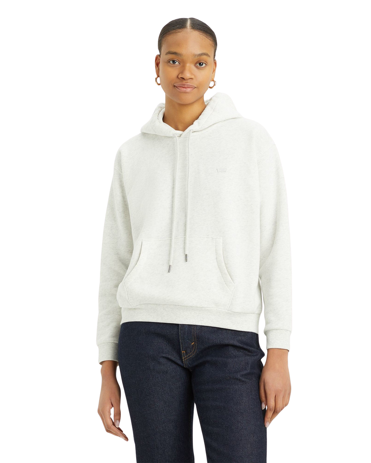 The Levi's® Womens Everyday Hoodie in Orbit Heather Gray