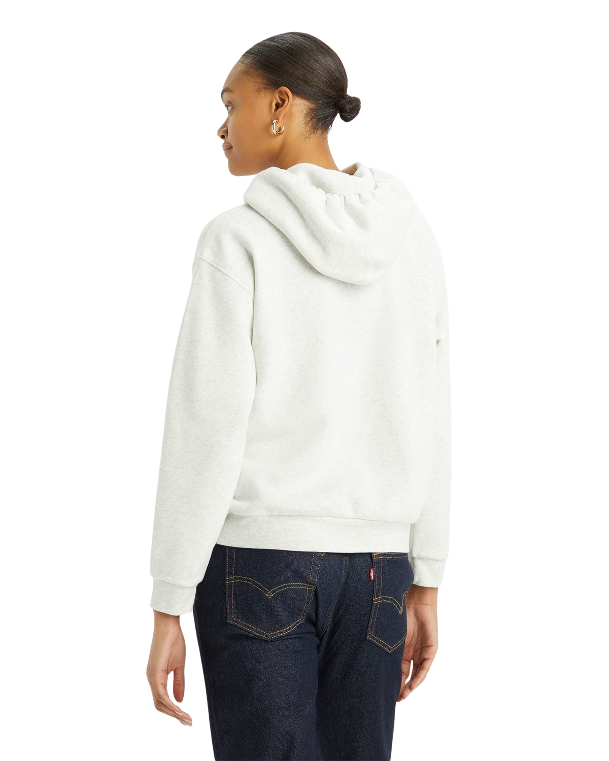 The Levi's® Womens Everyday Hoodie in Orbit Heather Gray