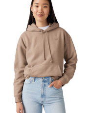 The Levi's® Womens Everyday Hoodie in Taupe Gray Heather Bros