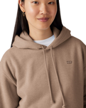 The Levi's® Womens Everyday Hoodie in Taupe Gray Heather Bros