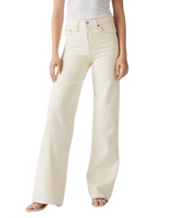 The Levi's® Womens Ribcage Wide Leg Jeans in Barely Freezing