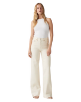 The Levi's® Womens Ribcage Wide Leg Jeans in Barely Freezing