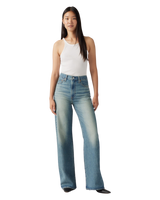 The Levi's® Womens Ribcage Wide Leg Jeans in Tint Story