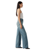 The Levi's® Womens Ribcage Wide Leg Jeans in Tint Story