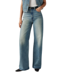 The Levi's® Womens Ribcage Wide Leg Jeans in Tint Story