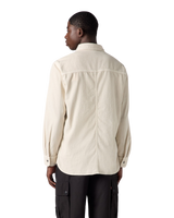 The Levi's® Mens Auburn Worker Shirt in Harp Silver Birch Garment Dye