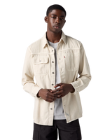 The Levi's® Mens Auburn Worker Shirt in Harp Silver Birch Garment Dye