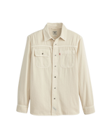 The Levi's® Mens Auburn Worker Shirt in Harp Silver Birch Garment Dye