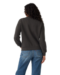 The Levi's® Womens Graphic Heritage Crewneck Sweatshirt in Eagle Pirate Black