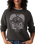 The Levi's® Womens Graphic Heritage Crewneck Sweatshirt in Eagle Pirate Black