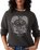 The Levi's® Womens Graphic Heritage Crewneck Sweatshirt in Eagle Pirate Black