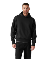 The Levi's® Mens Authentic Hoodie in Garment Dye Black Agate