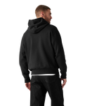 The Levi's® Mens Authentic Hoodie in Garment Dye Black Agate