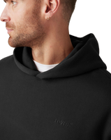 The Levi's® Mens Authentic Hoodie in Garment Dye Black Agate