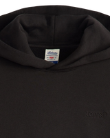 The Levi's® Mens Authentic Hoodie in Garment Dye Black Agate