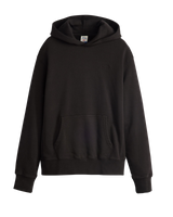 The Levi's® Mens Authentic Hoodie in Garment Dye Black Agate
