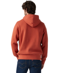 Authentic Hoodie in Garment Dye Ketchup
