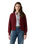 The Levi's® Womens Snowflake Cardigan in Warm Cabernet Cotton