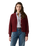 The Levi's® Womens Snowflake Cardigan in Warm Cabernet Cotton