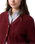 The Levi's® Womens Snowflake Cardigan in Warm Cabernet Cotton